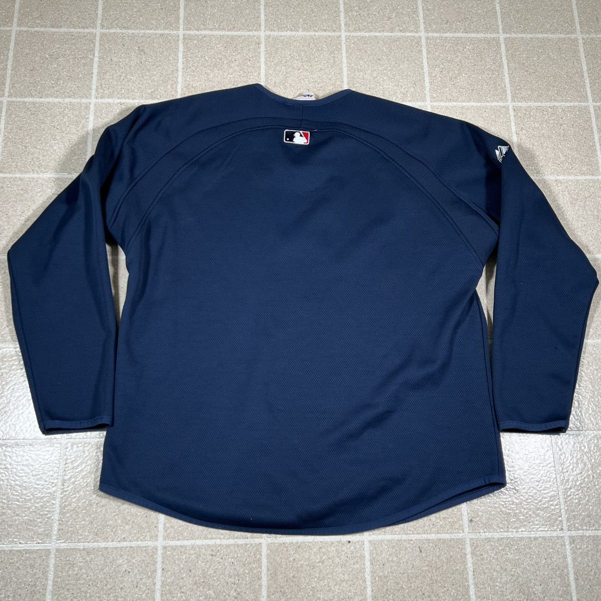 Majestic New York Yankees Sweatshirt Blue Majestic Therma Base Y2K Size US XL / EU 56 / 4 - 3 Thumbnail