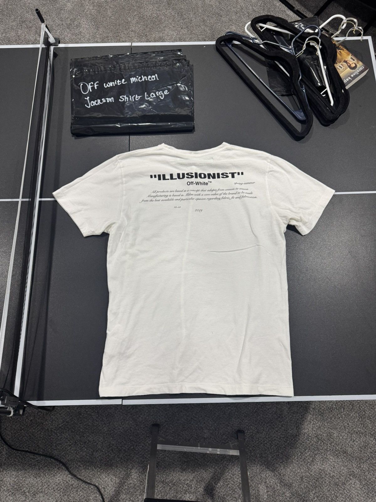 Off-White Off-white t-shirt Micheal Jackson print Size US L / EU 52-54 / 3 - 2 Thumbnail