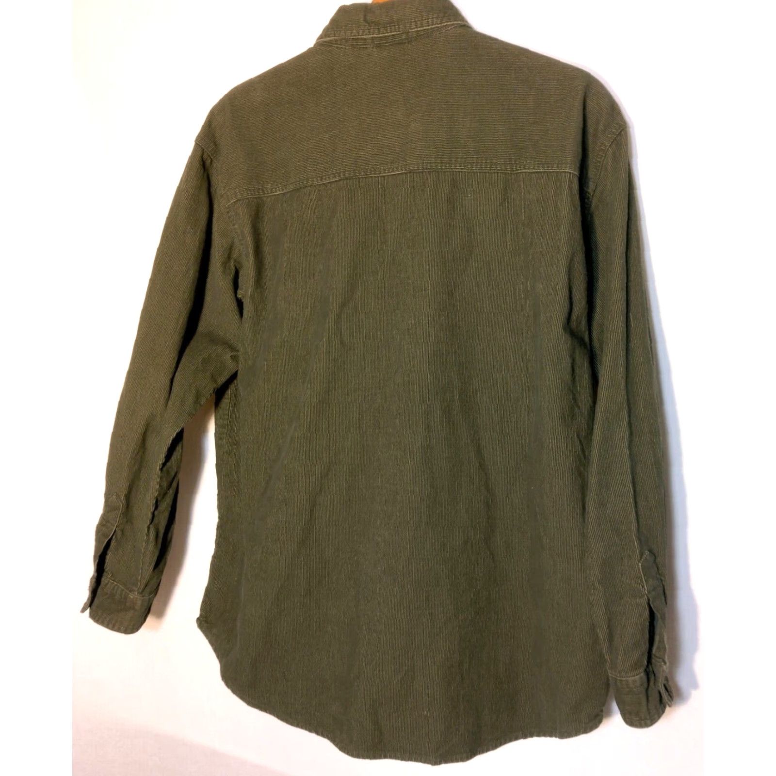 Vintage VINTAGE Looney Tunes Tweety Bird Women's Small Corduroy Shirt Long Sleeve Embroidered Button-Up Autumn Fall Green Size S / US 4 / IT 40 - 2 Thumbnail