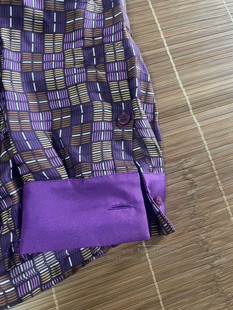 Loro Piana LORO PIANA Silk Printed Shirt Size M / US 6-8 / IT 42-44 - 4 Thumbnail