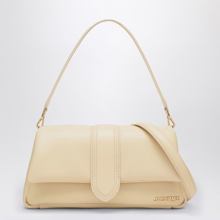 Jacquemus o1d2blof0824 Size: OS / Le Bambimou Leather Bag in Cream Size ONE SIZE - 1 Thumbnail