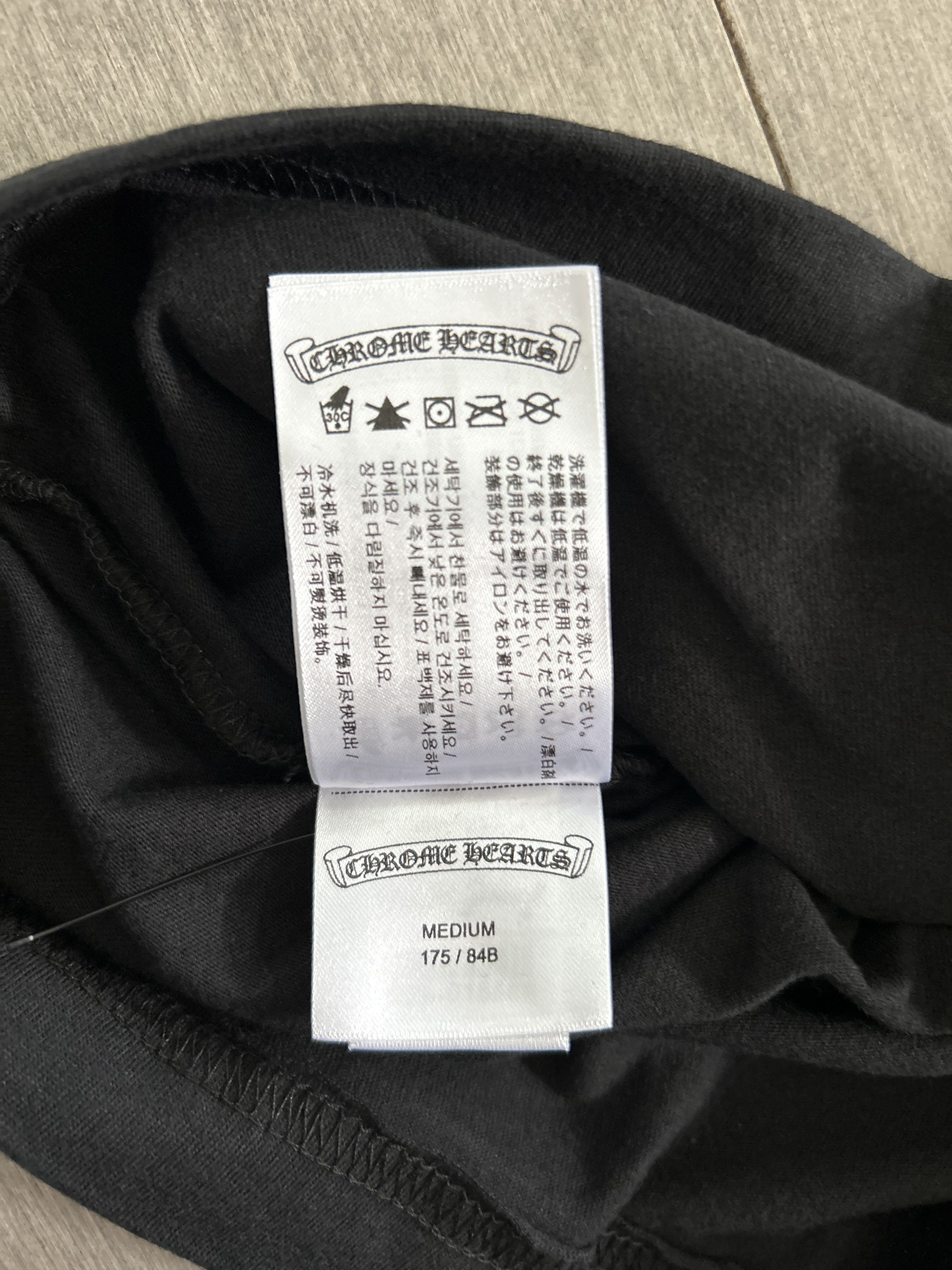 Chrome Hearts Chrome Hearts Neck Logo Pocket LS Tee Size US M / EU 48-50 / 2 - 5 Thumbnail