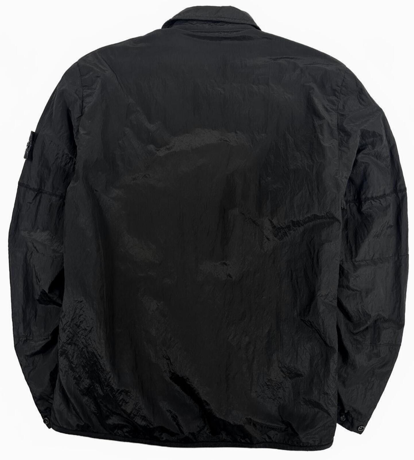 Stone Island Stone Island Nylon Metal Zip Up Overshirt Black Small Size US S / EU 44-46 / 1 - 4 Thumbnail