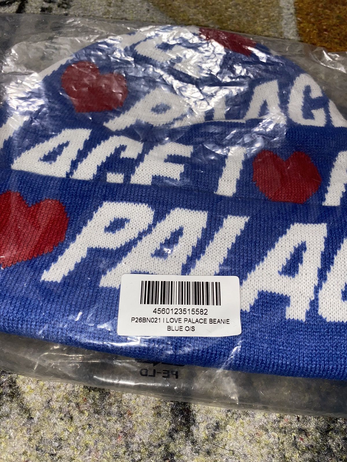Palace Palace I Love Palace Beanie Blue Size ONE SIZE - 3 Thumbnail