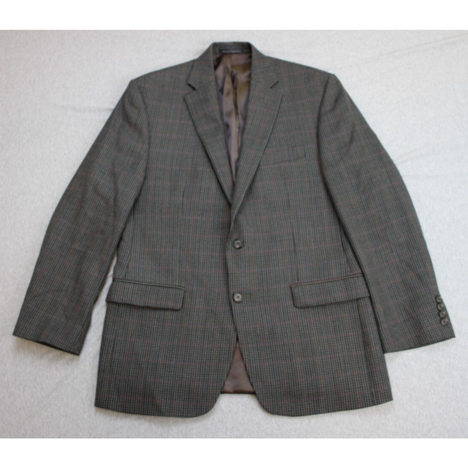 Lauren Ralph Lauren Lauren Ralph Lauren Blazer Mens 40R Gray Houndstooth Size 40R - 1 Thumbnail