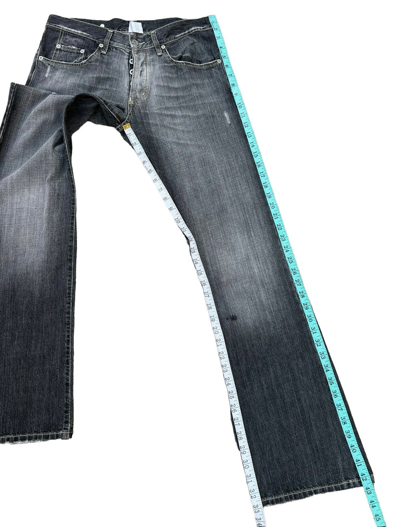 Nobody Denim Vintage Nobody Fade Black Denim Flare Jeans Size US 31 - 5 Thumbnail