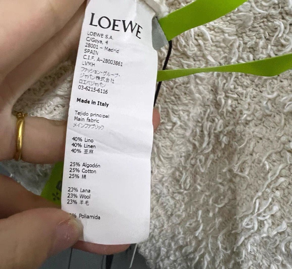 Loewe LOEWE Sweater. Size US M / EU 48-50 / 2 - 4 Thumbnail