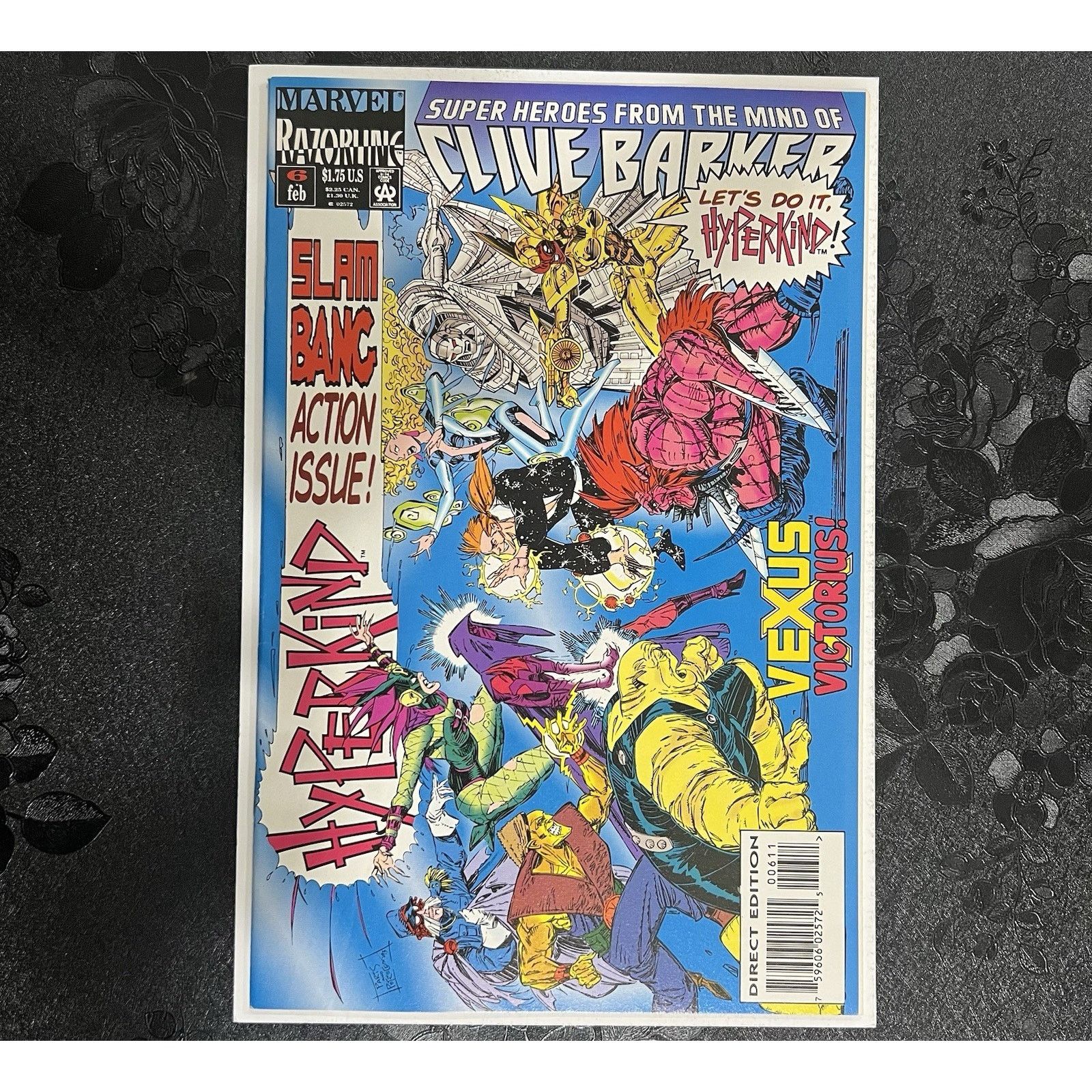 Marvel Comics Clive Barker HyperKind # 6 Feb 1993 Marvel Razorline Comics Size ONE SIZE - 1 Thumbnail