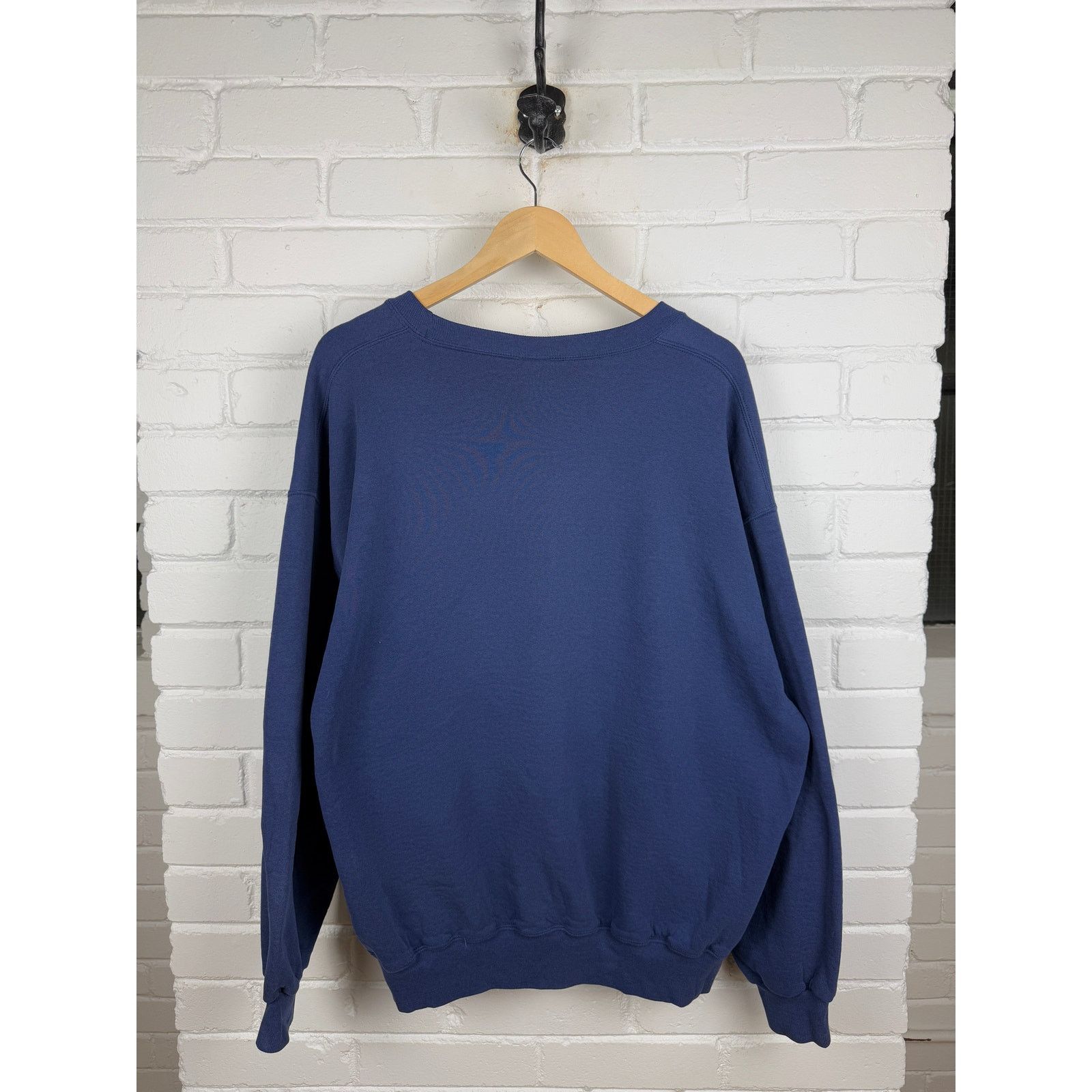 Vintage Vintage Russell Athletic Crewneck Sweatshirt XXL Faded Blue Size US XXL / EU 58 / 5 - 2 Thumbnail