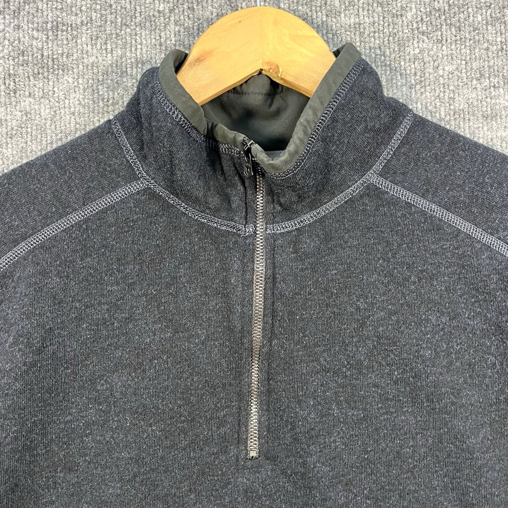 Vintage Kuhl Vers 1/4-Zip Pullover Fleece Mens 2XL Blue Long Sleeve Performance Sweatshirt Size US XXL / EU 58 / 5 - 3 Thumbnail