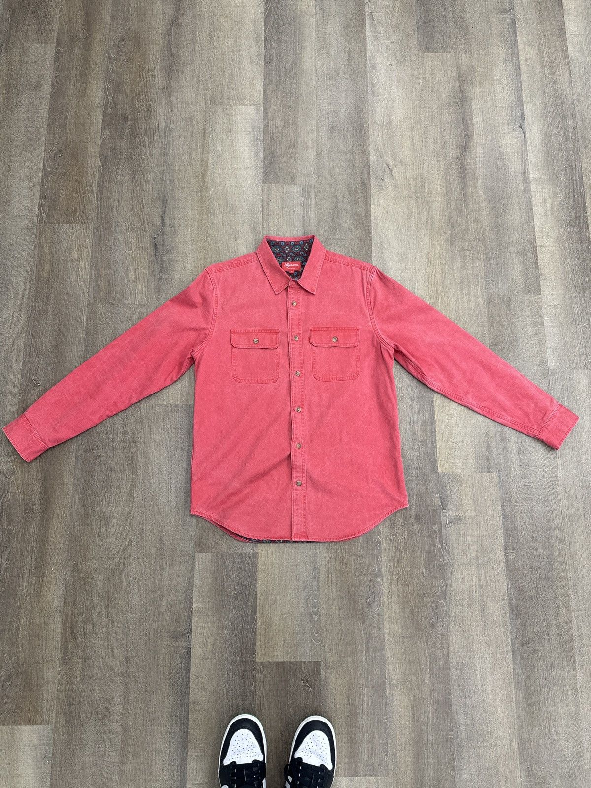 Supreme Supreme button up shirt FW15 Twil Paisley Size US M / EU 48-50 / 2 - 5 Thumbnail