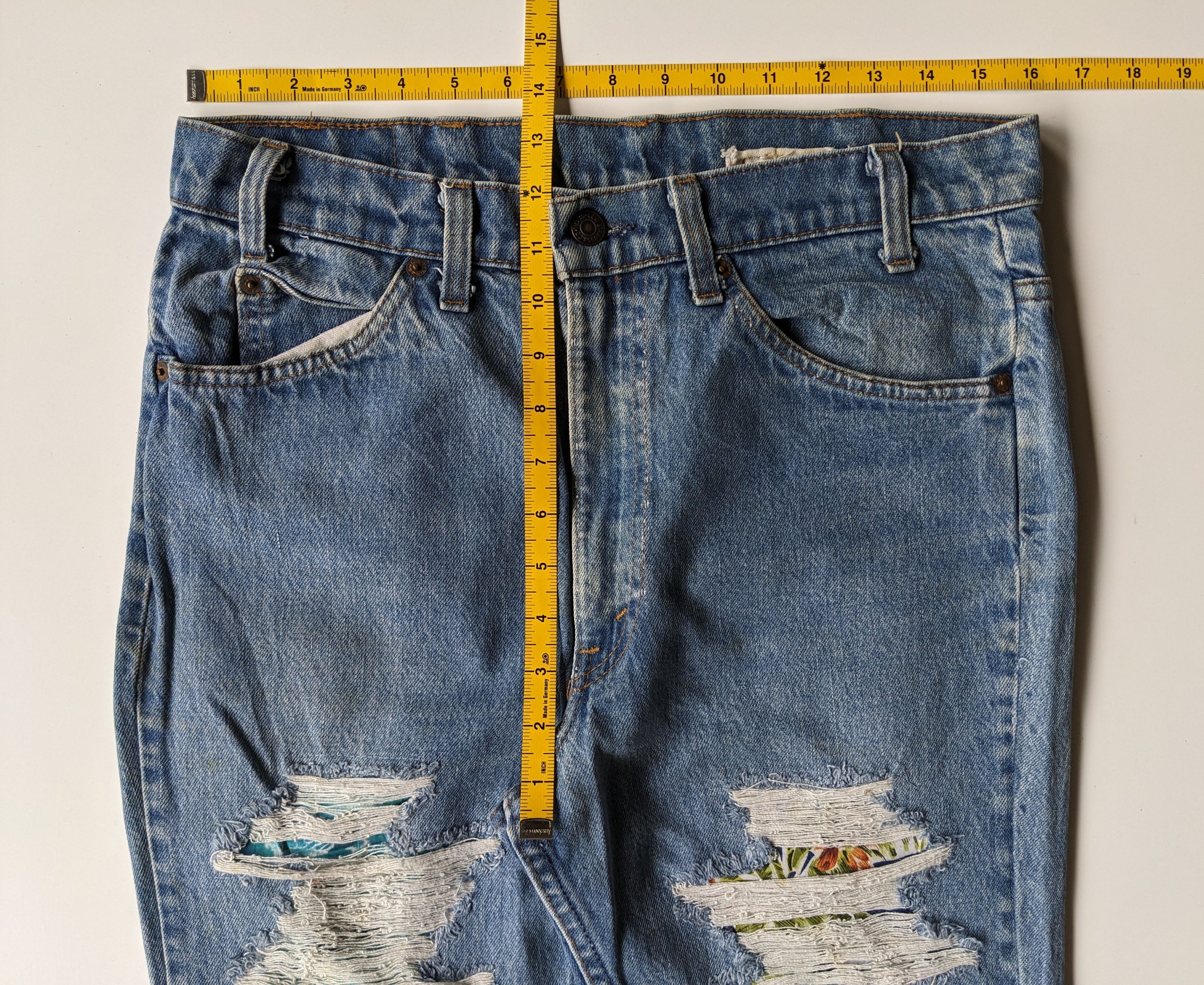 LVC × Levi's × Vintage Vintage 80s Levi's Orange tab flare patchwork Size US 32 / EU 48 - 10 Thumbnail