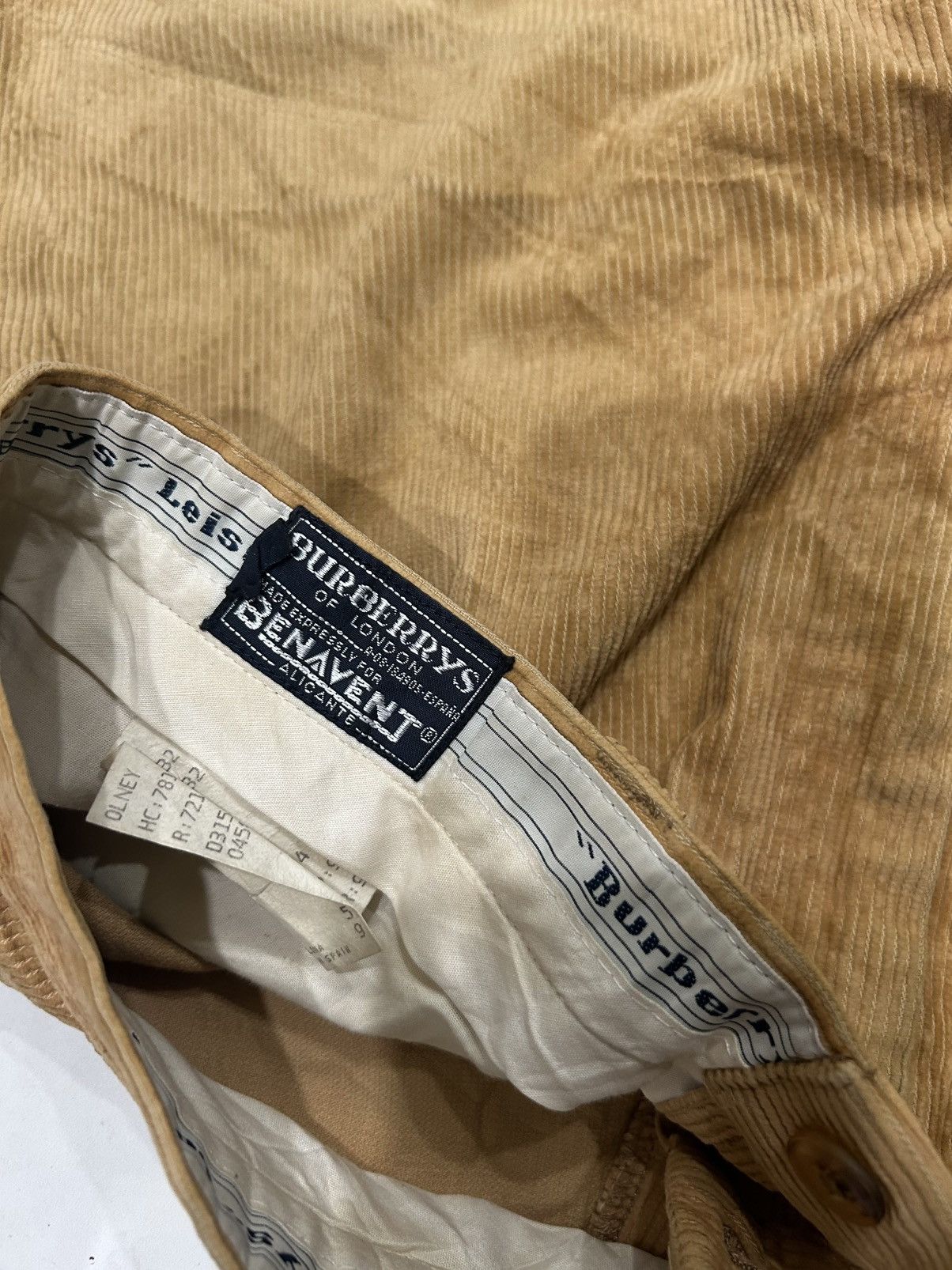 Burberry Vintage Burberry Leisure Pant Corduroy EU 46 Size US 36 / EU 52 - 3 Thumbnail