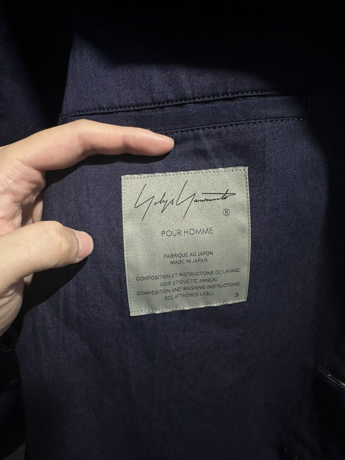 Yohji Yamamoto Yohji yamamoto 3Bs demin jacket Size US L / EU 52-54 / 3 - 4 Thumbnail