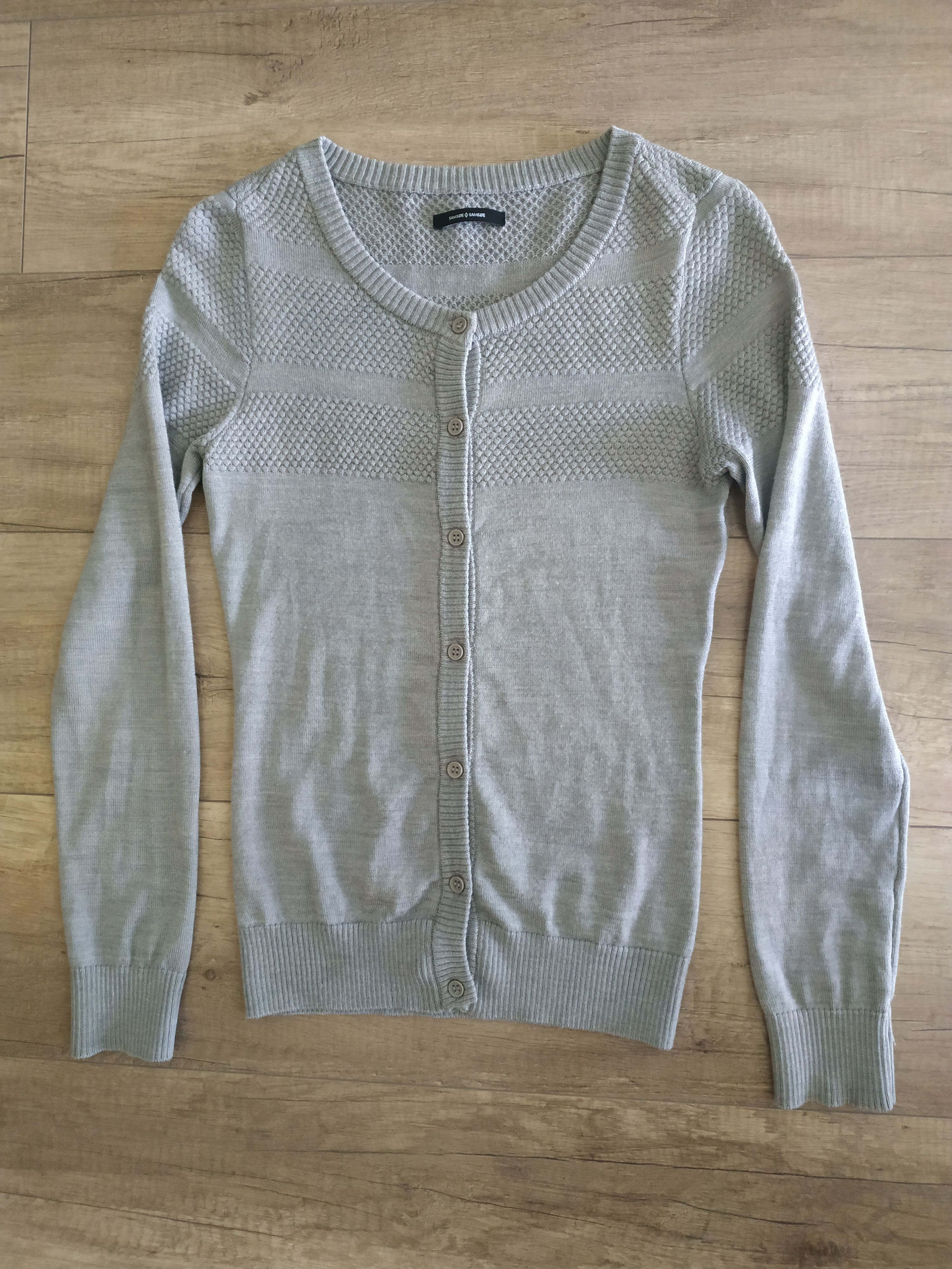 Samsoe Samsoe Samsoe&Samsoe 'Aino' Women's Wool Blend Cardigan, s. SMALL Size S / US 4 / IT 40 - 2 Thumbnail