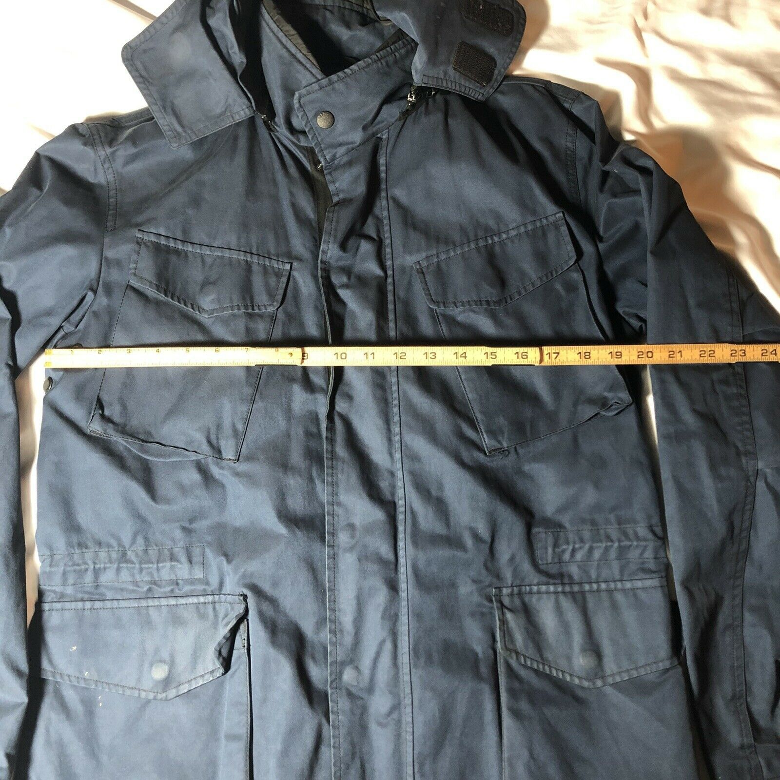 Rag & Bone Rag & Bone Double Layer Navy Blue Field Utility Parka Jacket Size US S / EU 44-46 / 1 - 3 Thumbnail