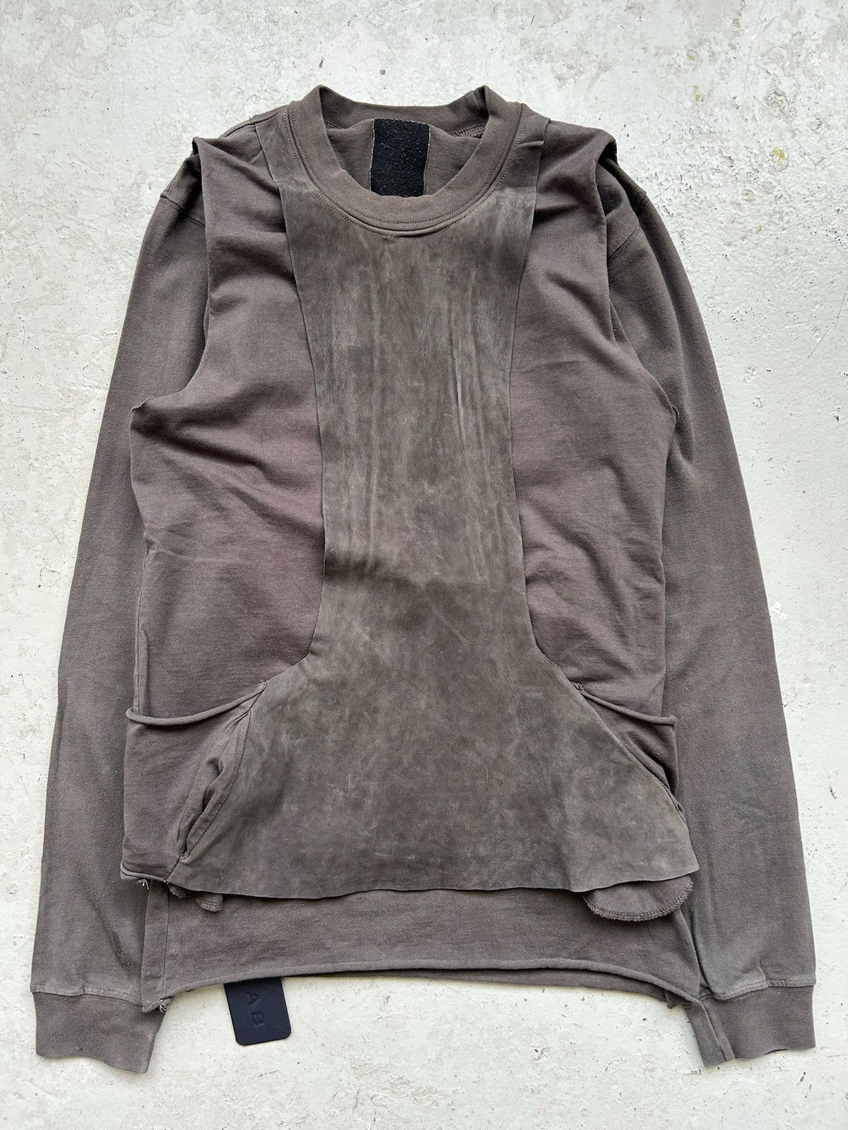 Rick Owens Rick Owens SLAB Triple Layered Leather Shirt Size US XS / EU 42 / 0 - 1 Thumbnail