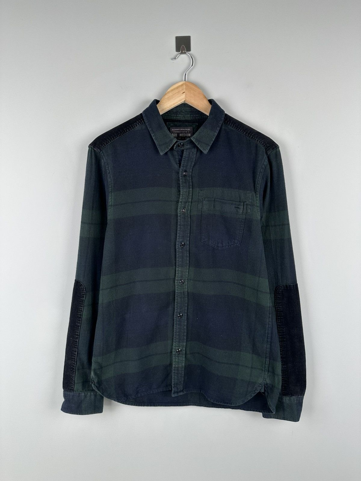 Allsaints × Flannel AllSaints Bracker Flannel Button Up Shirt Size US M / EU 48-50 / 2 - 2 Thumbnail