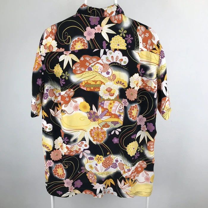 Japanese Brand (SY0193) RARE! SAKURA BLOSSOM FULLPRINT JAPAN HAWAII SHIRT Size US M / EU 48-50 / 2 - 2 Thumbnail