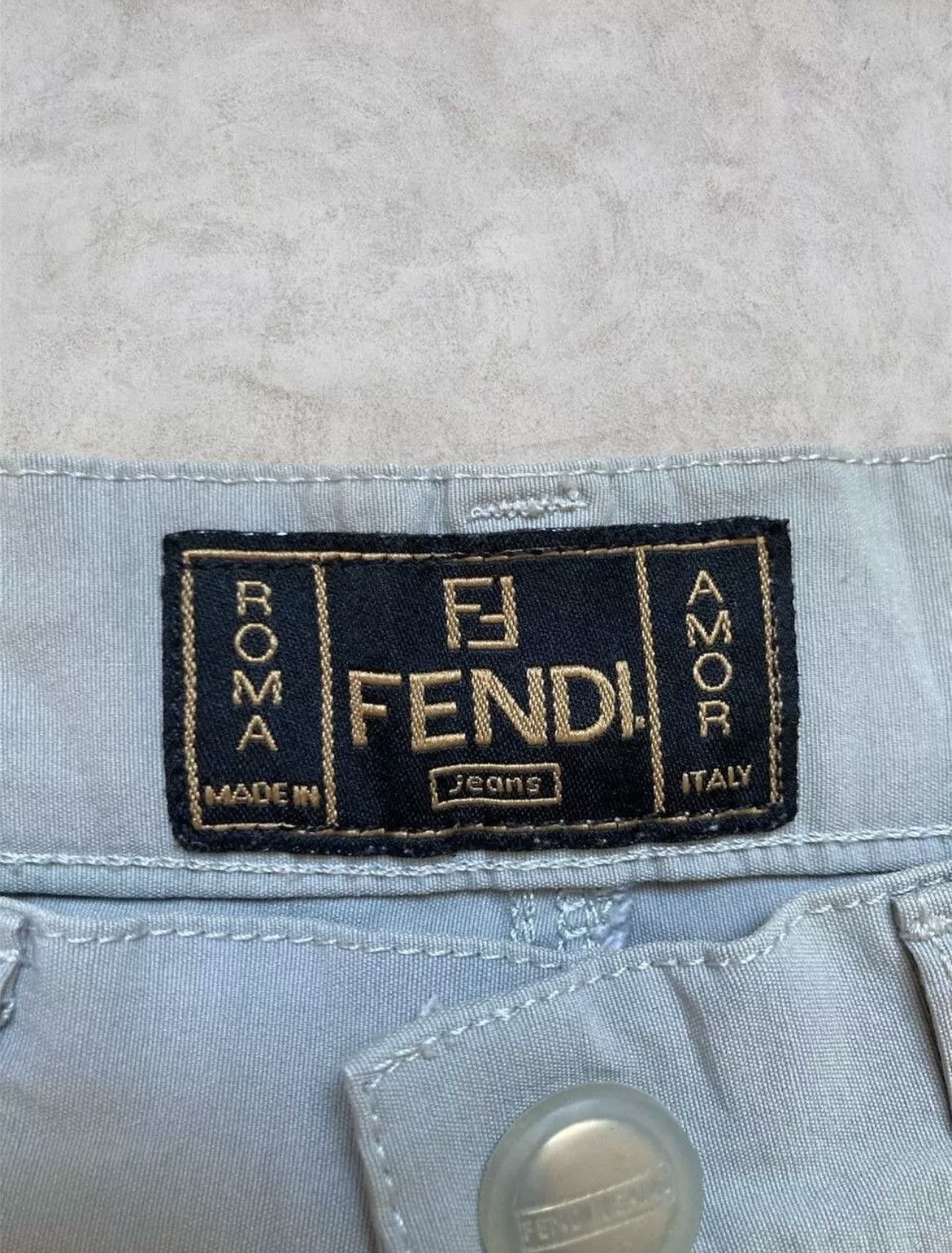 Vintage Fendi pants jeans women size M 34 Size 24" / US 00 / IT 34 - 5 Thumbnail