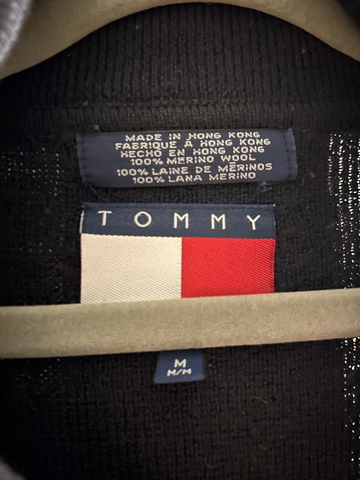 Tommy Hilfiger VINTAGE Tommy Hilfiger Merino Wool Pullover Sweater Size US M / EU 48-50 / 2 - 2 Thumbnail