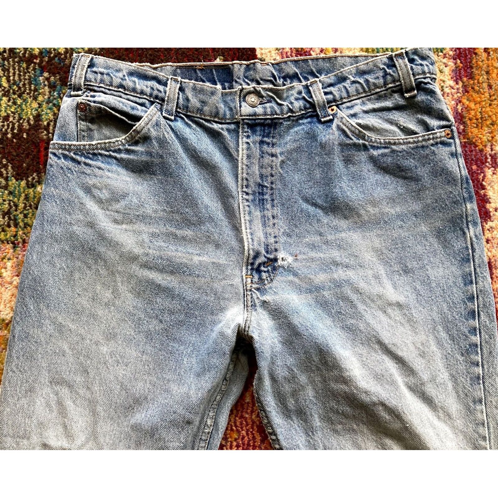 Levi's VINTAGE Levi's 509 Jeans Shirt? No—Vintage Levi's 509 Jeans Casual Men 36x34 34x32 Blue Denim USA Made 80s 90s 00s? Size US 36 / EU 52 - 3 Thumbnail