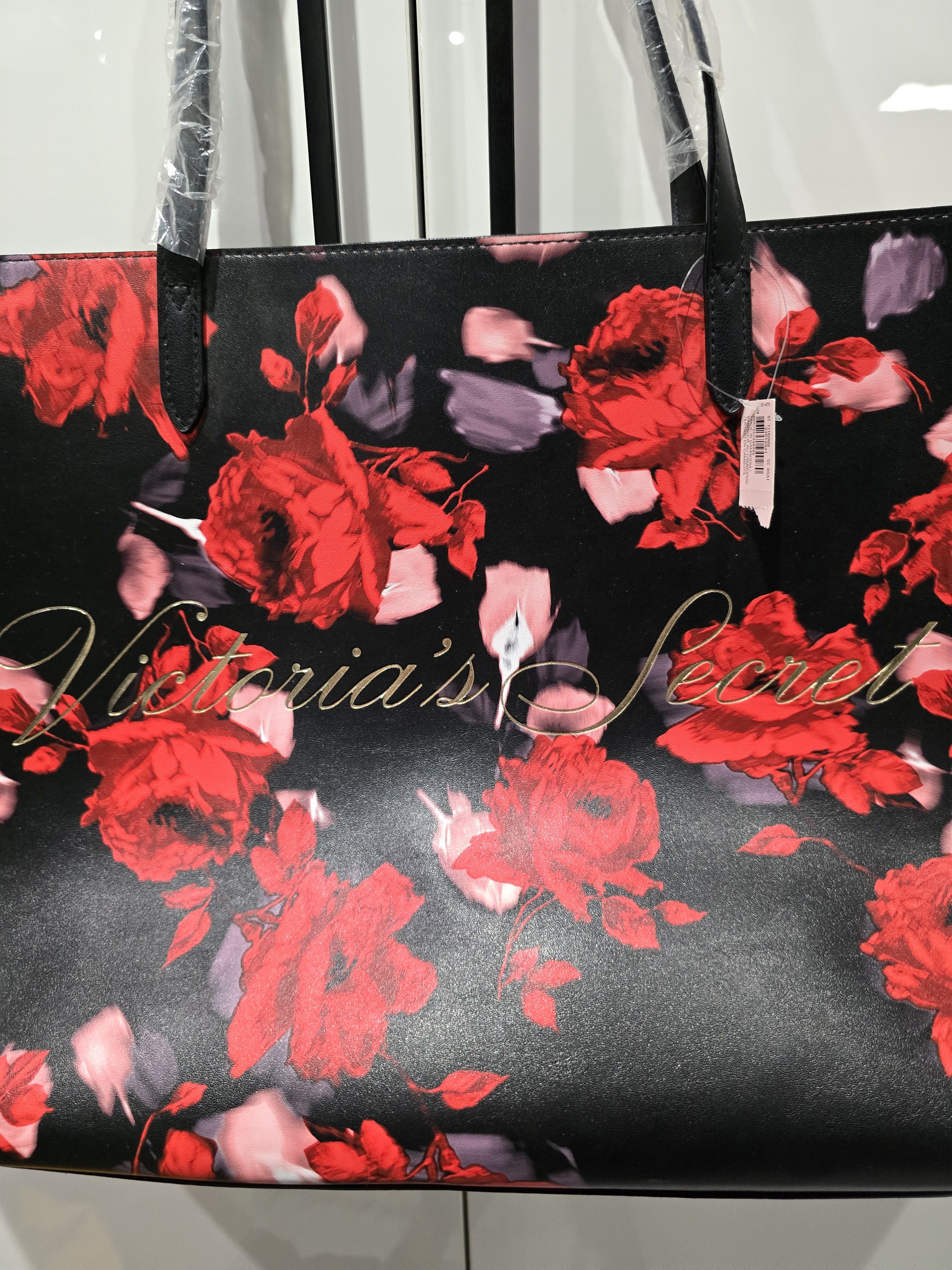 Victoria's Secret Victoria’s Secret Floral Tote Bag Purse Satchel Handbag Size ONE SIZE - 3 Thumbnail
