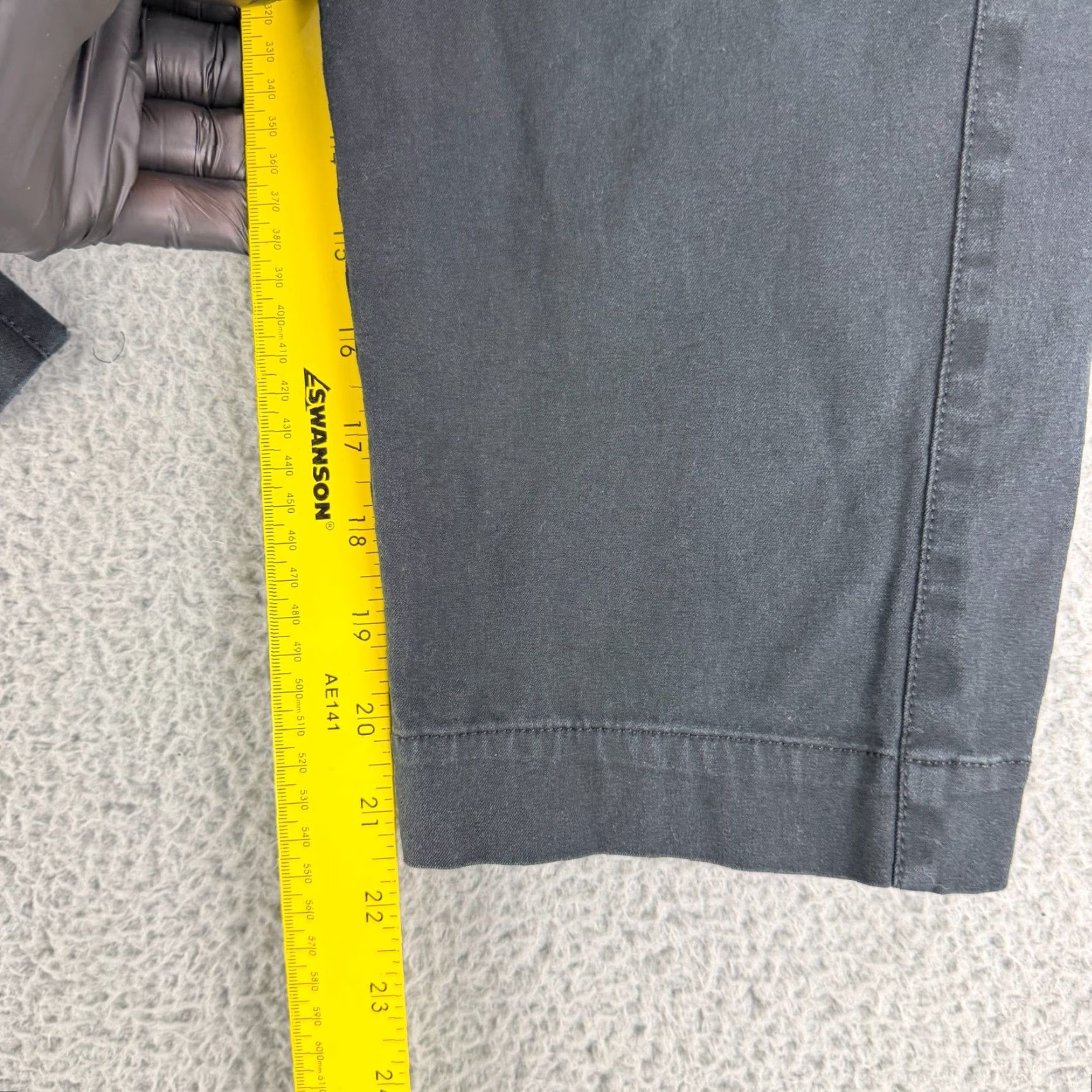 Eileen Fisher Eileen Fisher Pants Womens Small Black Organic Cotton Mid-Rise Cropped Casual Size 28" / US 6 / IT 42 - 7 Thumbnail