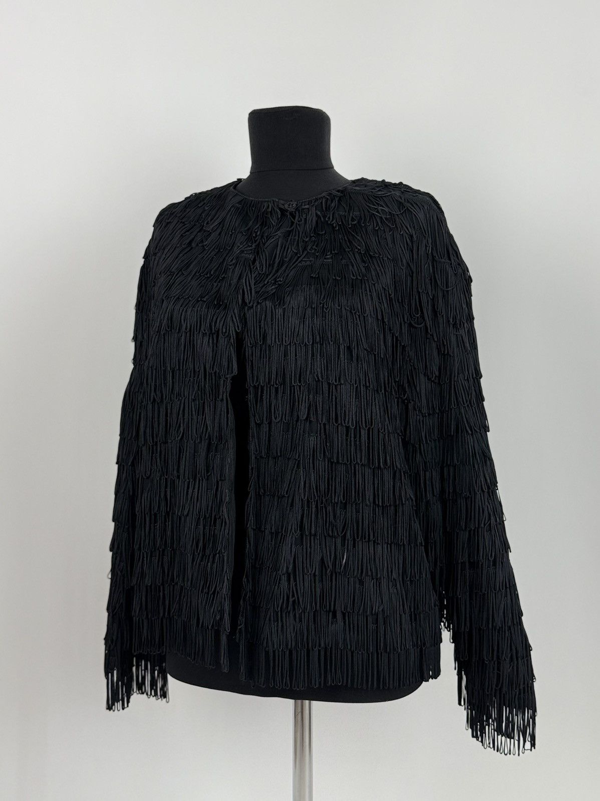 Katharine Hamnett London Vintage Katharine Hamnett London Loop Fringe Women’s Jacket Size M / US 6-8 / IT 42-44 - 1 Thumbnail