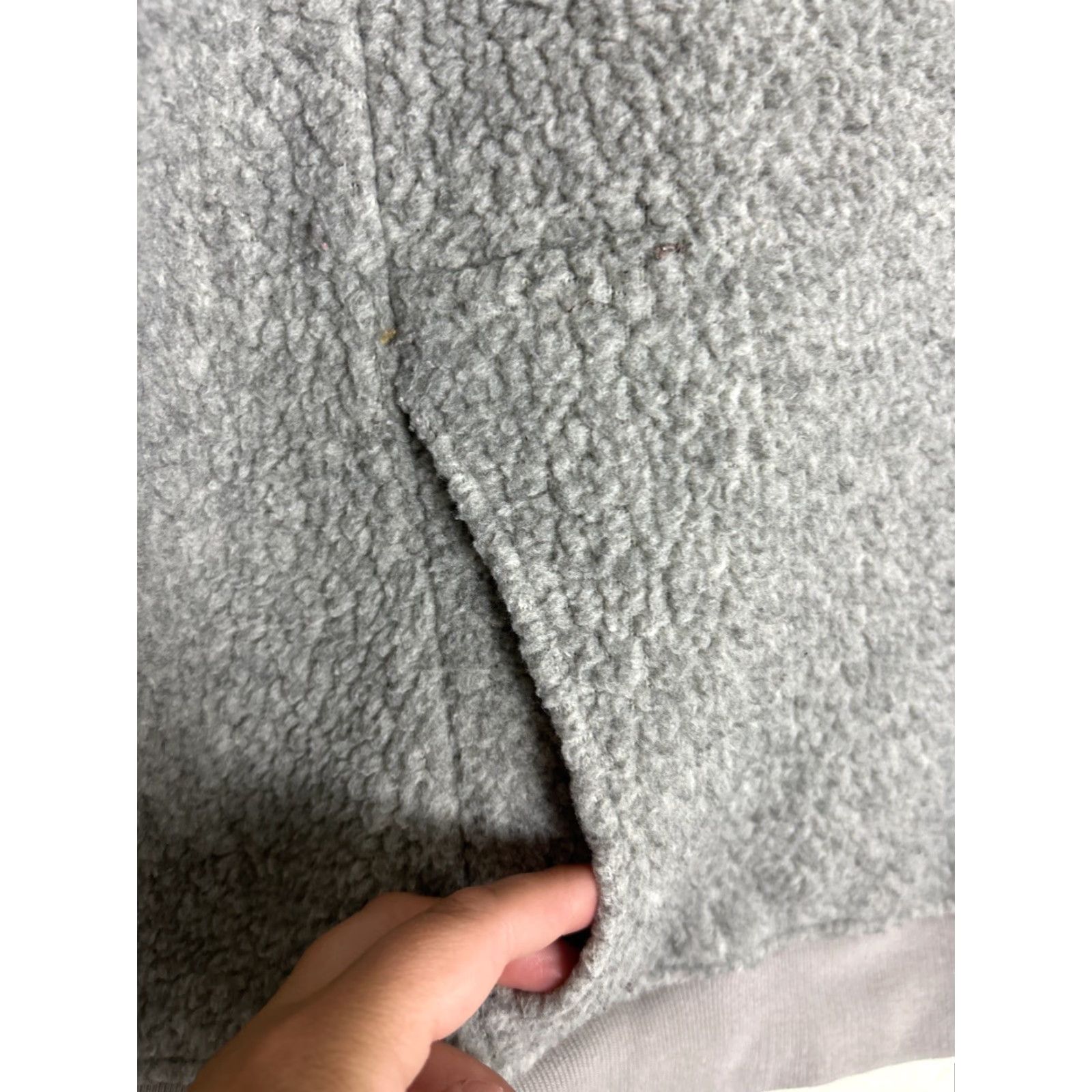 Madewell Madewell Sweatshirt Crewneck Fleece Pullover Polartec Small Gray Women Pocket Size S / US 4 / IT 40 - 6 Thumbnail