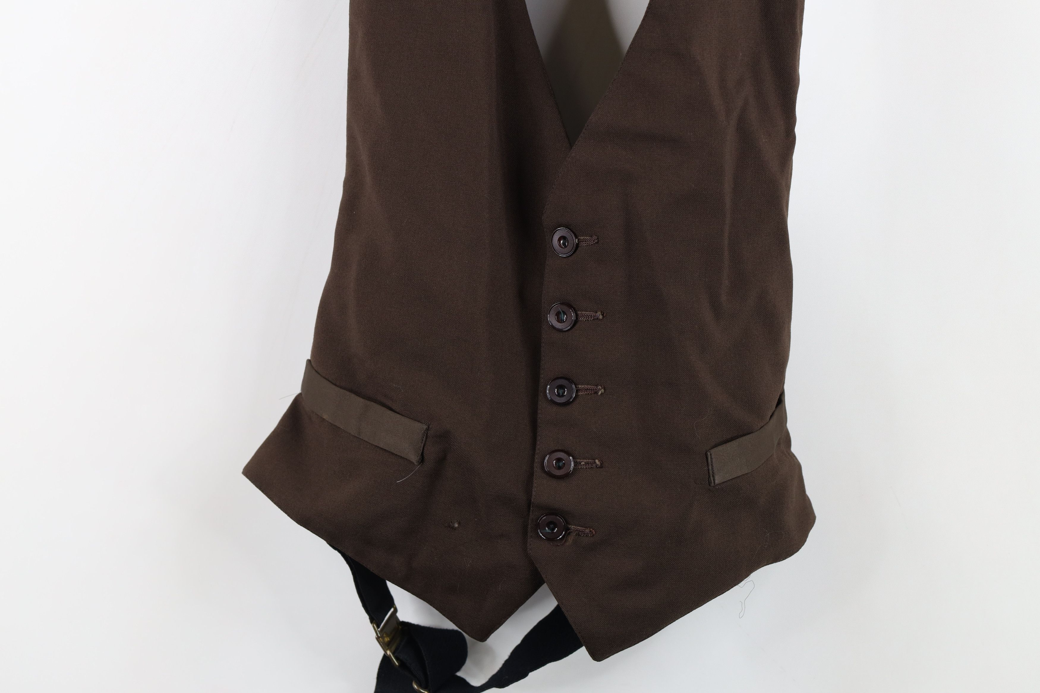 Vintage Vintage 40s 50s Rockabilly Gabardine Tuxedo Suit Vest Size US S / EU 44-46 / 1 - 3 Thumbnail