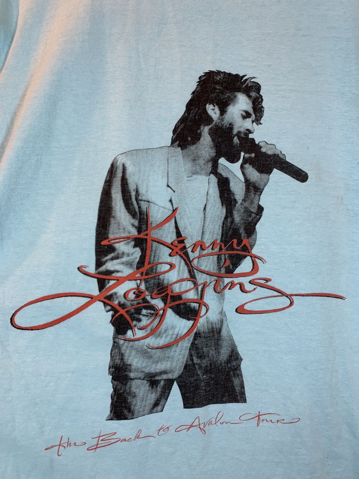 Band Tees × Vintage *RARE* Vintage 80’s Kenny Loggins Back To Avalon Tour Shirt Size US L / EU 52-54 / 3 - 3 Thumbnail