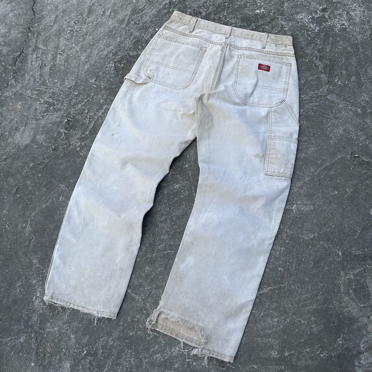 Carhartt (34x31) Grail Vintage Distressed Faded Tan Dickies Carpenter Size US 34 / EU 50 - 17 Thumbnail