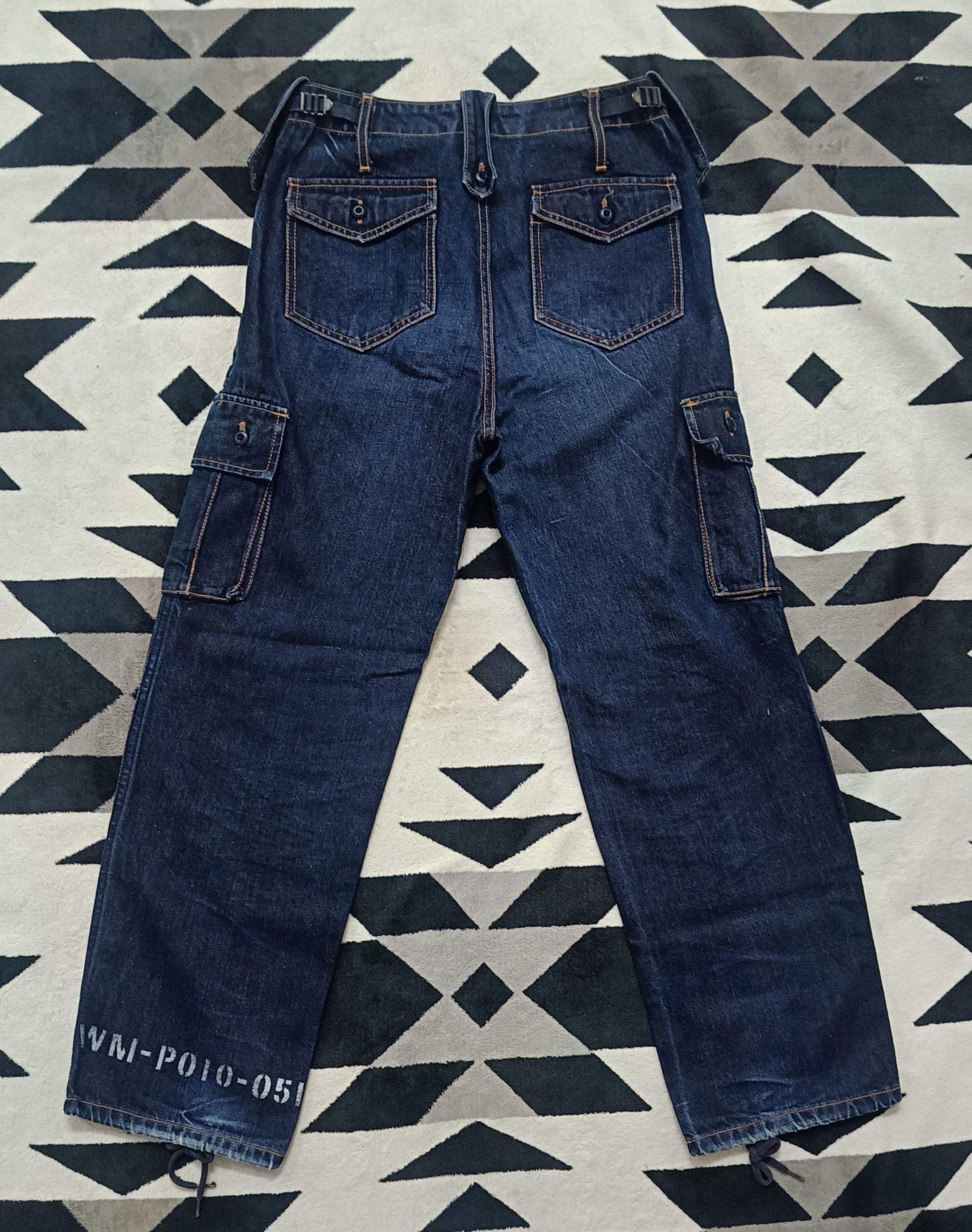 Junya Watanabe 🔥🔥Rare Junya Watanabe CDG 2004 Military Denim Cargo Pants Size US 30 / EU 46 - 4 Thumbnail
