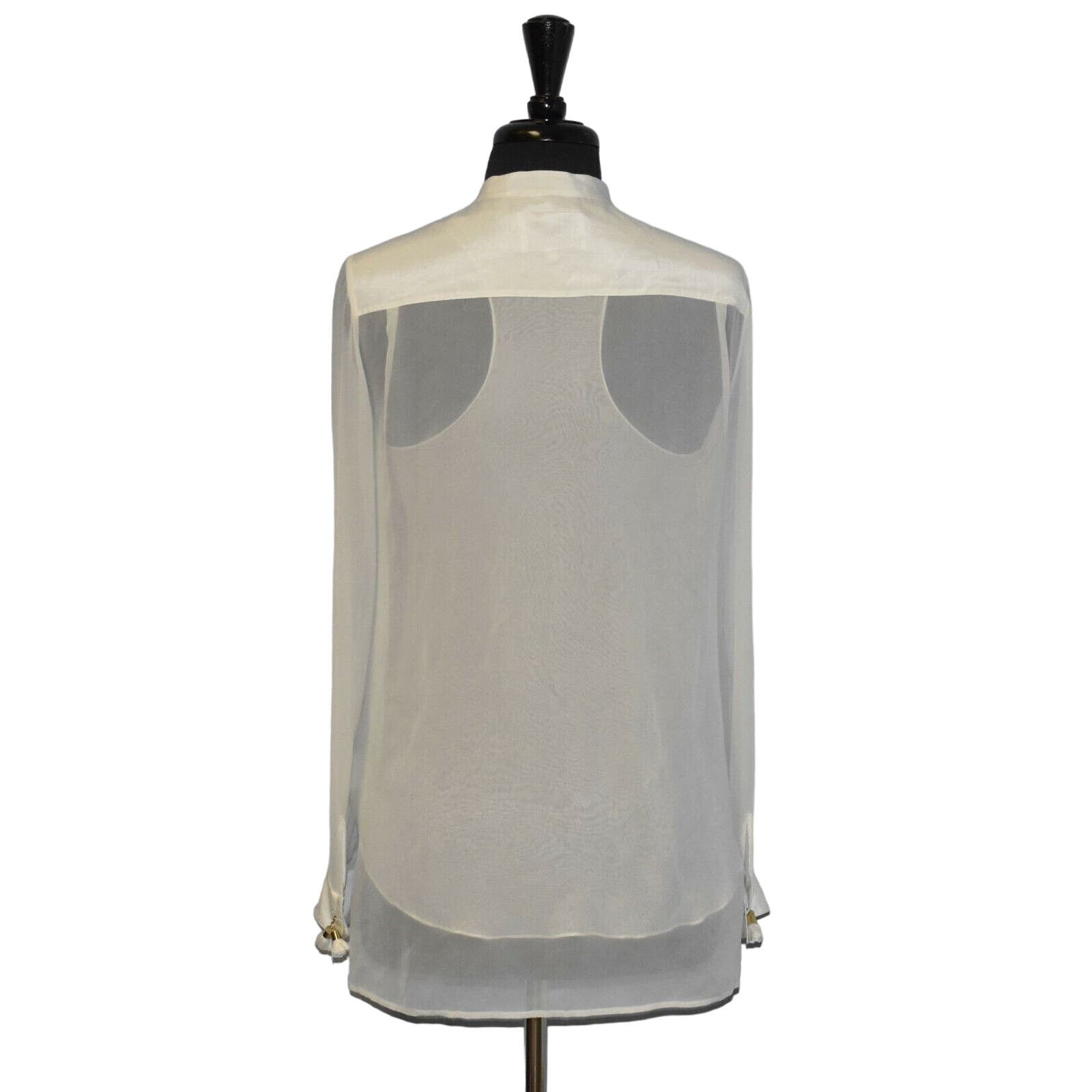 3.1 Phillip Lim 3.1 PHILLIP LIM White Silk Patch Pockets Blouse With Tank 4 Size S / US 4 / IT 40 - 4 Thumbnail