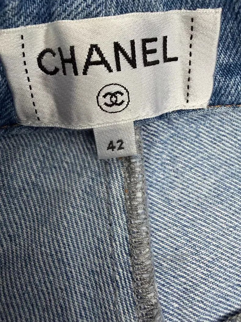 Chanel Chanel Dakar Series Camelia Jeans Size 27" / US 4 / IT 40 - 4 Thumbnail