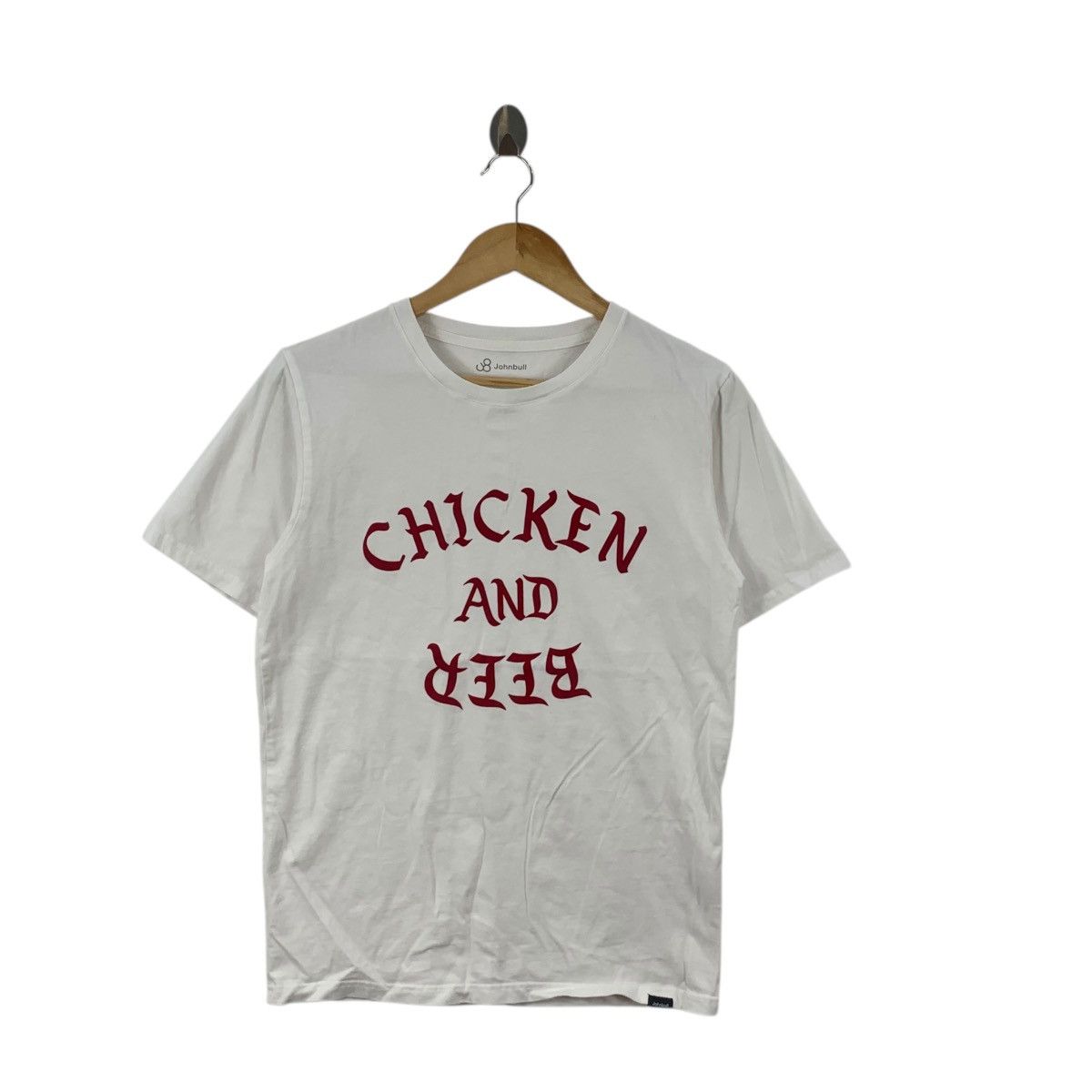 Johnbull JOHNBULL KOJIMA JAPAN Chicken & Beer Tee Shirt Top Denim Size S / US 4 / IT 40 - 3 Thumbnail