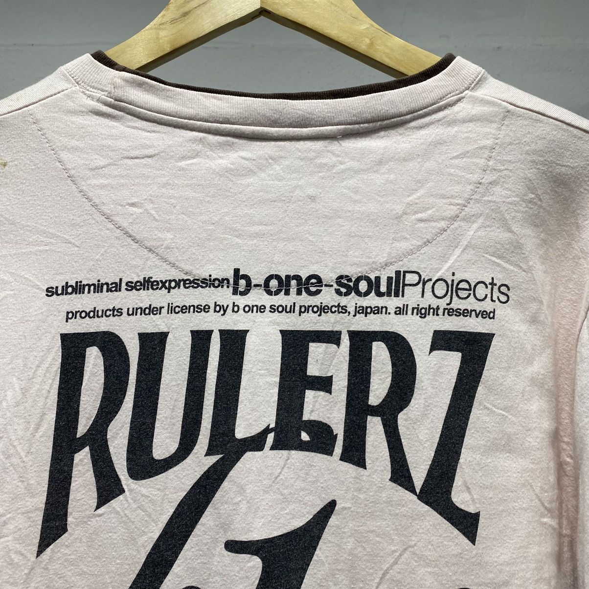 Japanese Brand Sick☠️ B-One-Soul Y2K Poem Ls Tee Punk Wording Grunge 90s Size US M / EU 48-50 / 2 - 15 Thumbnail