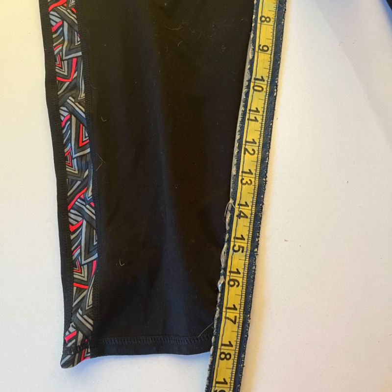 Fabletics Fabletics Women's Leggings Black Geometric Pattern Large Size 34" / US 12 / IT 48 - 7 Thumbnail