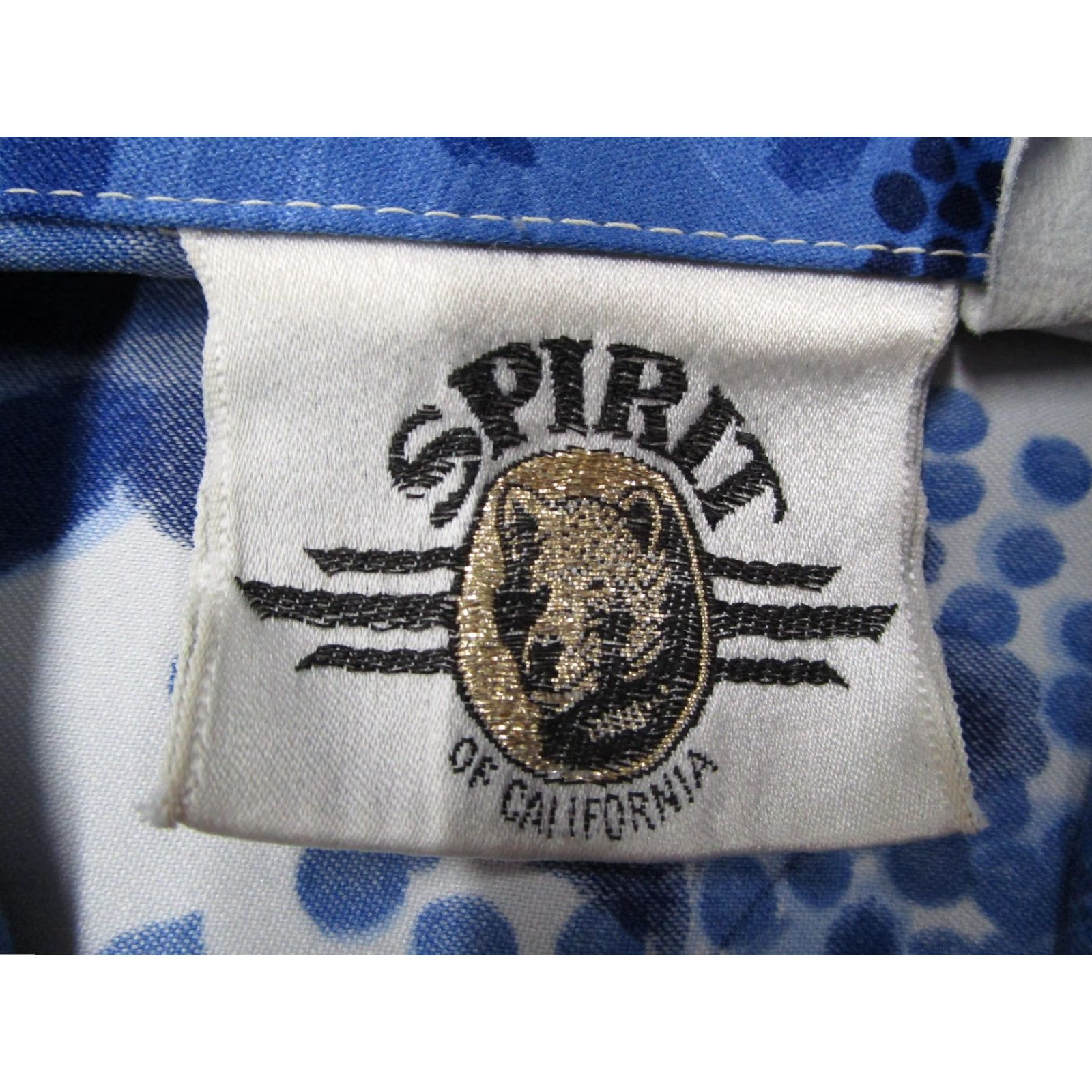 ESPIRIT VINTAGE Spirit Of California Shirt Mens Medium Blue Button Up Long Sleeve 70s Size US M / EU 48-50 / 2 - 3 Thumbnail