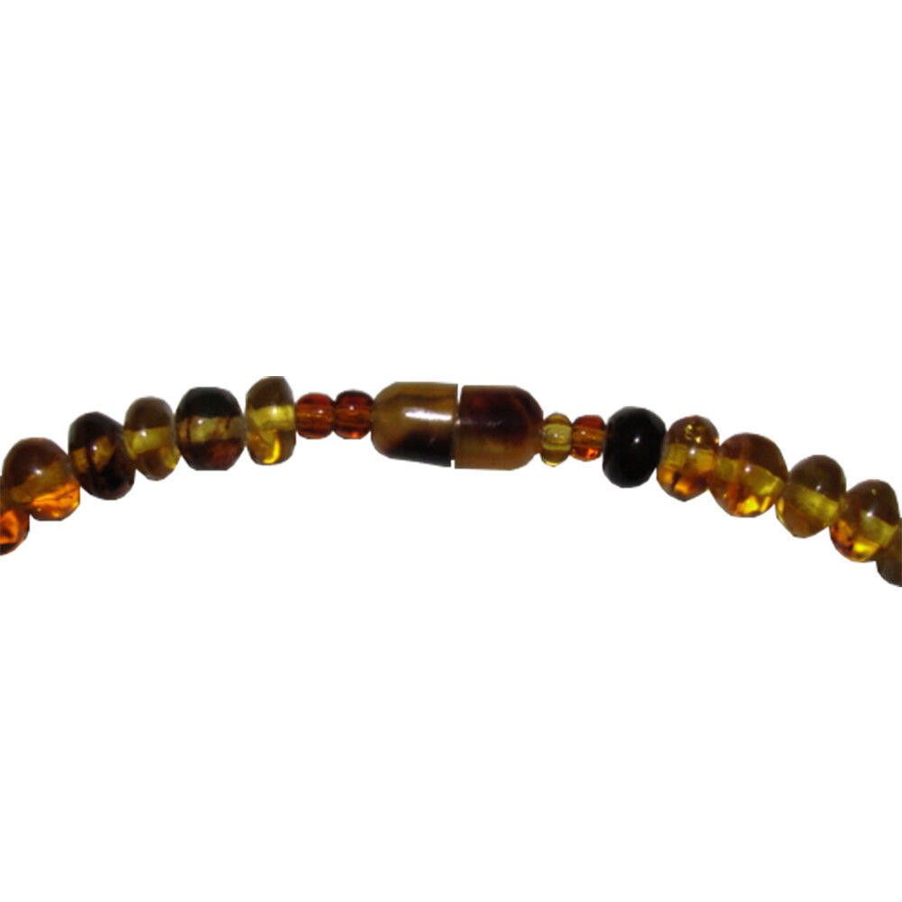 Handmade Mexican Chiapas Amber Cylinder Bead Necklace Size ONE SIZE - 5 Thumbnail
