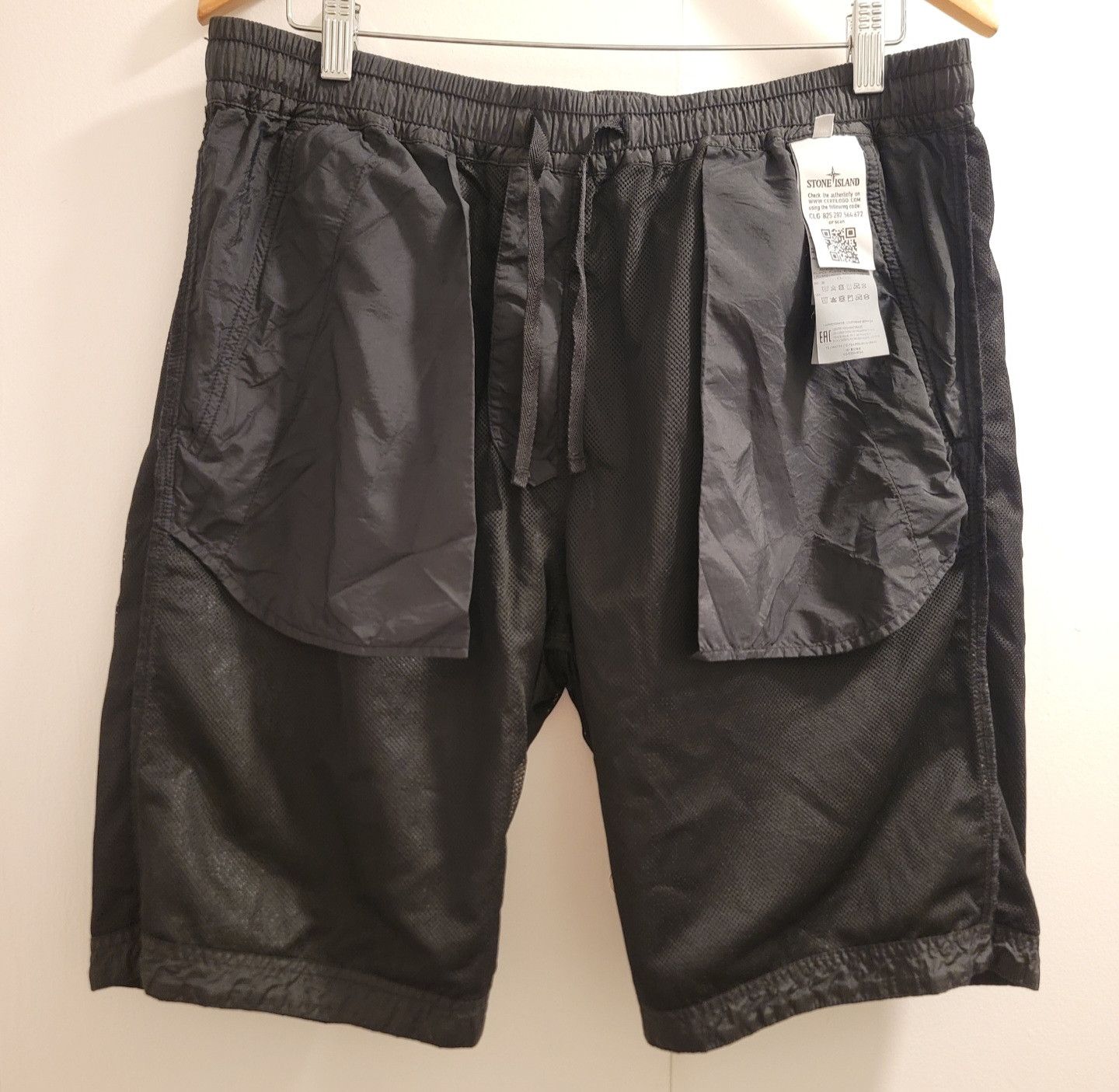 Stone Island RARE Stone Island Fleece Bermuda Nylon Metal Shorts Large Size US 36 / EU 52 - 14 Thumbnail