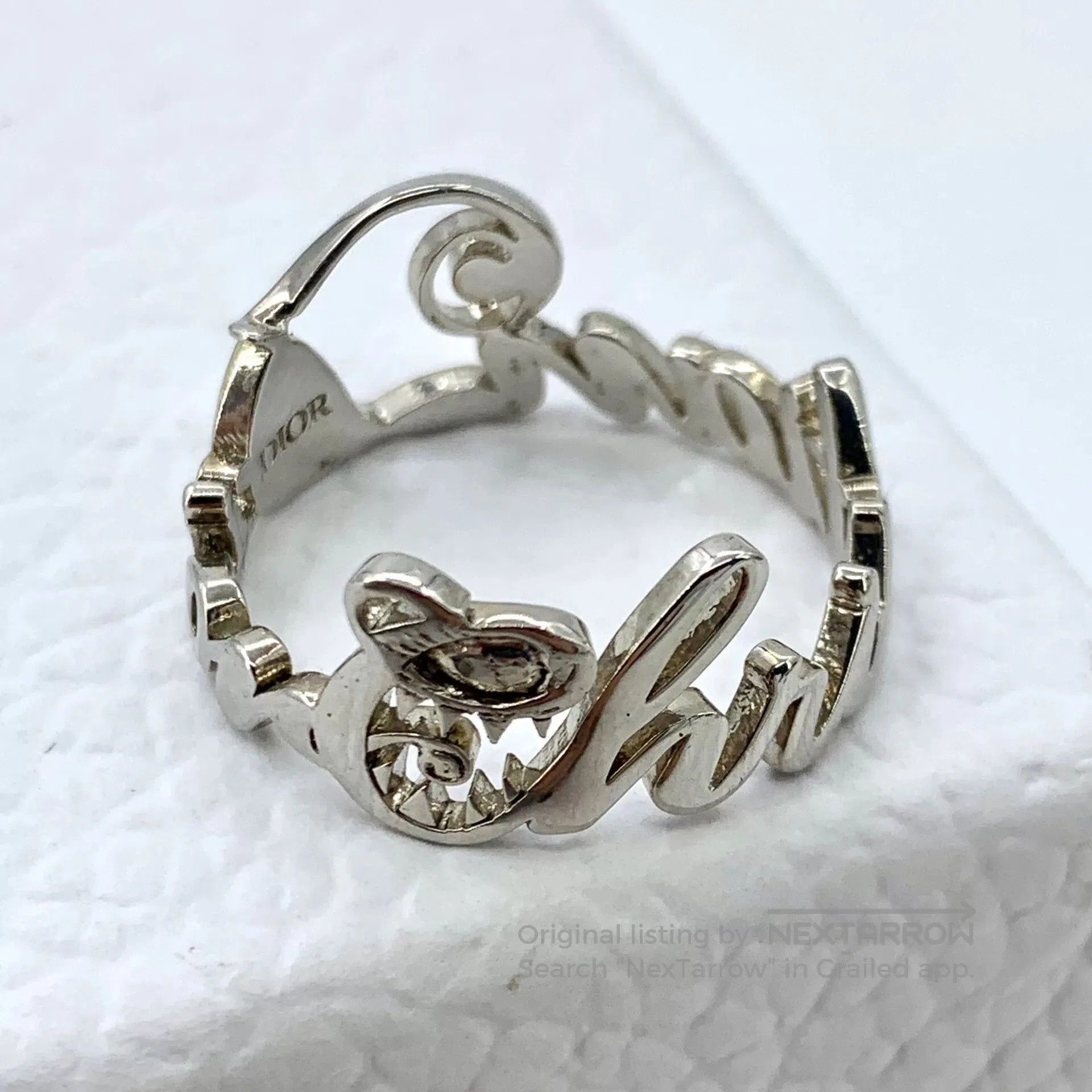 Dior Dior x Kenny Scharf Christian Dior Letter Ring. Size ONE SIZE - 7 Thumbnail