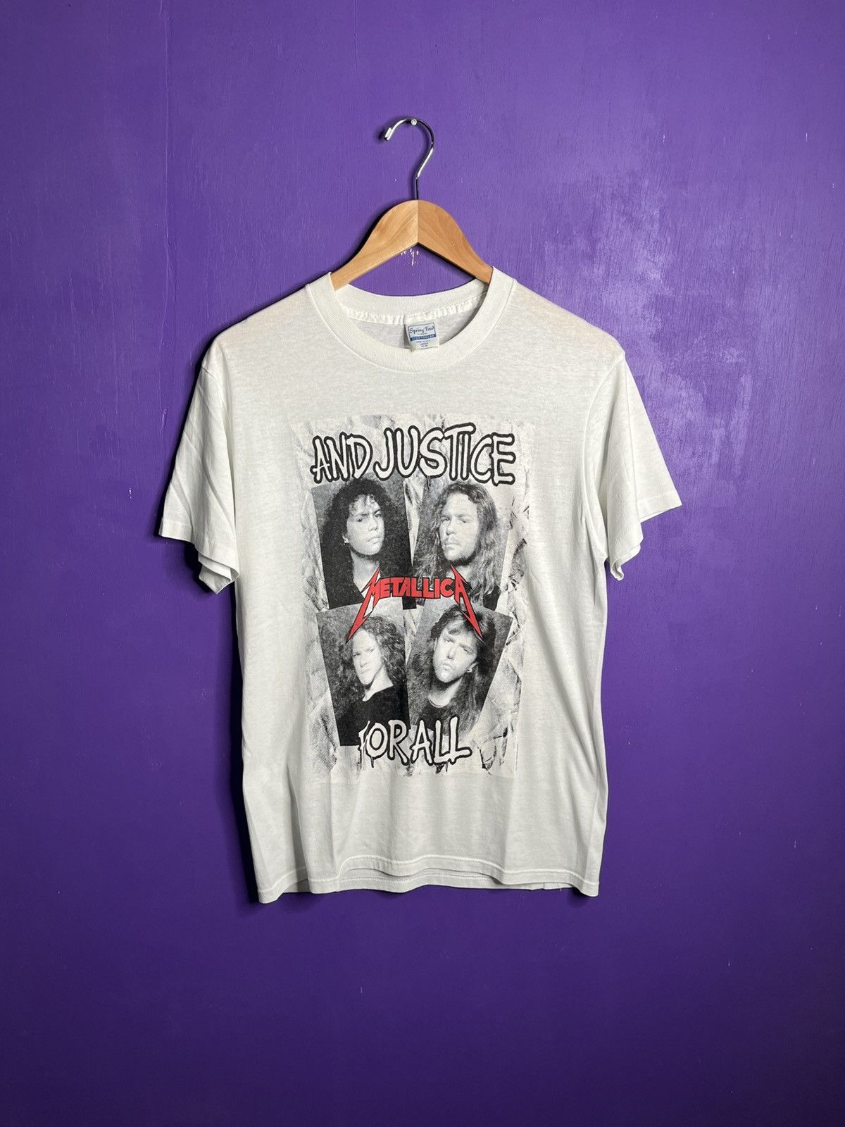 Band Tees × Vintage Vintage 1988 Metallica and Justice for all tour t-shirt Size US M / EU 48-50 / 2 - 1 Thumbnail
