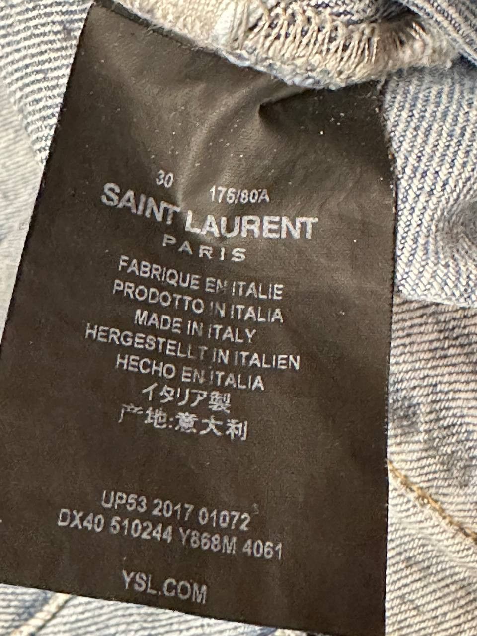 Saint Laurent Paris Sain Laurant Jeans Size US 30 / EU 46 - 4 Thumbnail