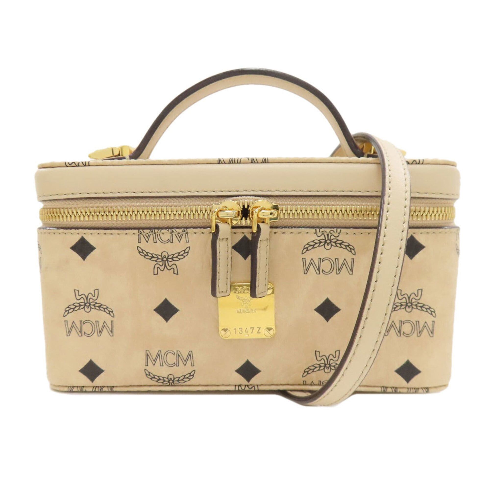 MCM MCM Vanity 2-Way Handbag, PVC, Women's Size ONE SIZE - 1 Thumbnail