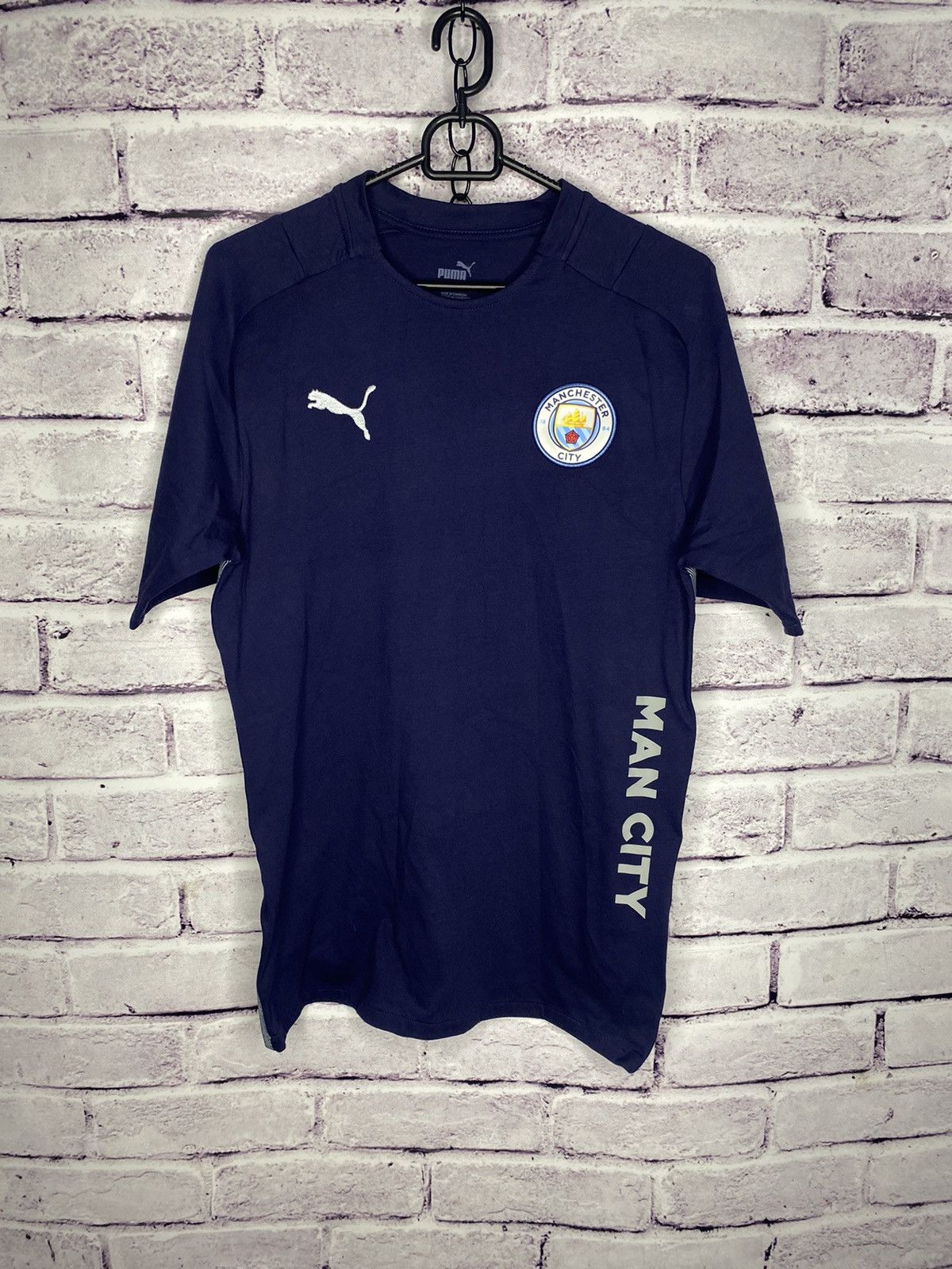 Puma MENS New Puma Manchester City Cotton Jersey Tee Size US M / EU 48-50 / 2 - 1 Thumbnail