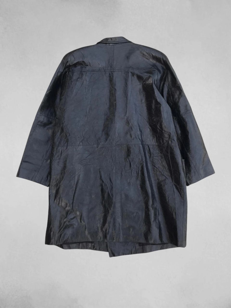 Genuine Leather × Leather Genuine Sheep Leather Double Breasted Coat Size US L / EU 52-54 / 3 - 5 Thumbnail