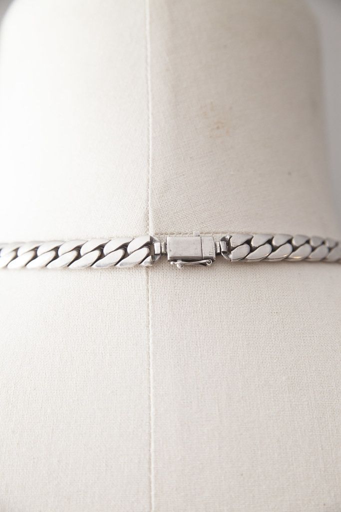 Vintage Vintage sterling silver cuban links necklace Size ONE SIZE - 5 Thumbnail