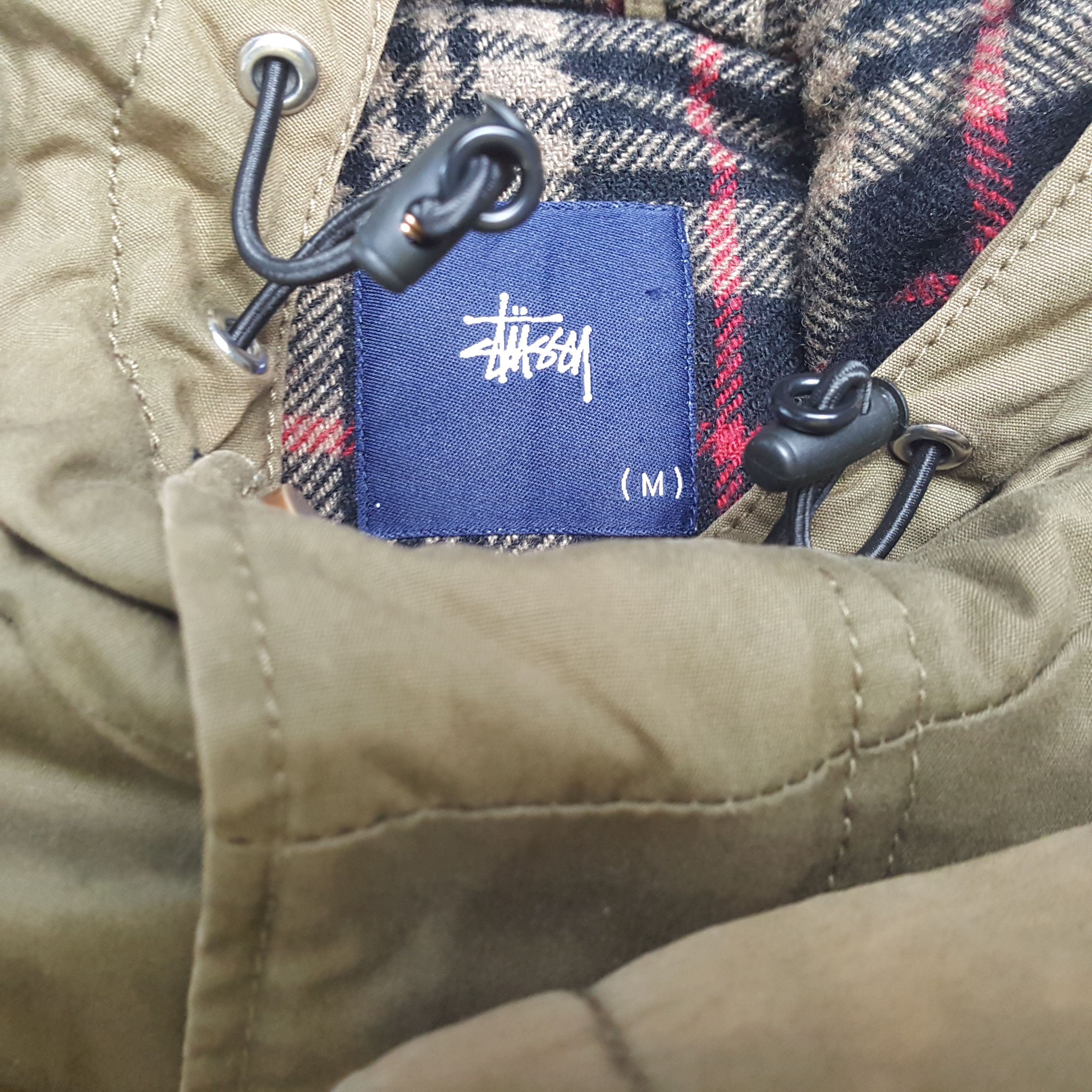 Stussy × Vintage STUSSY Streetwear Winter Style Custom Art Jacket Size US L / EU 52-54 / 3 - 10 Thumbnail